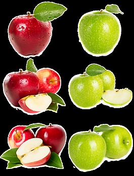 高清苹果抠图