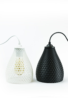 黑色白色两款灯具jpg素材