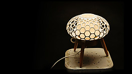 创意个性造型3D打印灯具jpg