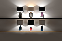 现代欧式多样式台灯