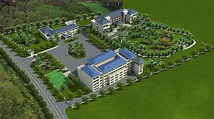 建筑园林景观效果图