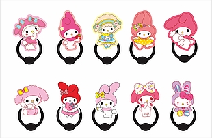 手绘可爱卡通字母儿童头饰品