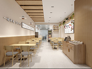 米粉店装修效果图