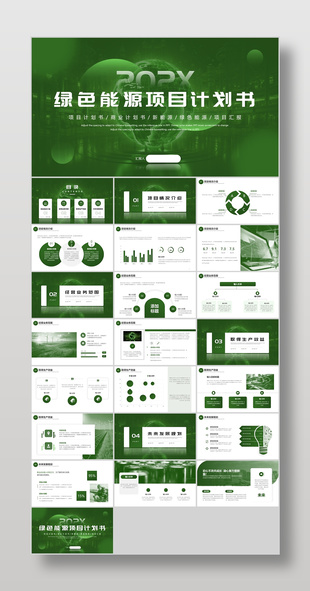绿色科技风新能源项目计划书