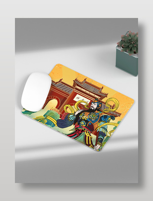 文创鼠标垫平面效果图展示设计