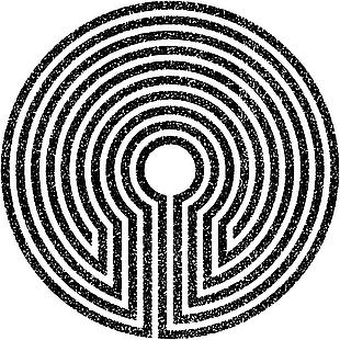 益智圆形迷宫图案设计