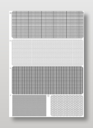矢量线条网格几何图案设计