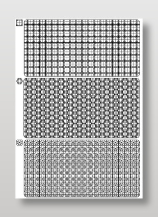 矢量结构图形装饰图案设计
