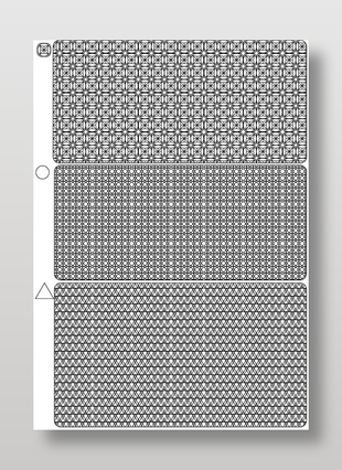 矢量几何图形重复装饰图案
