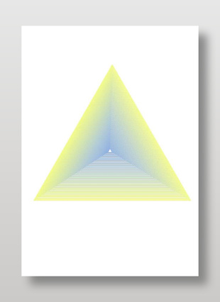 矢量渐变三角形视觉效果设计