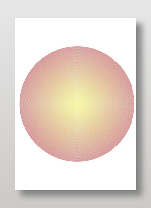 渐变色彩矢量圆形图形设计