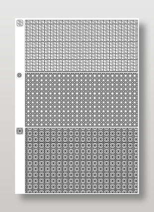 几何结构化图形重复图案设计