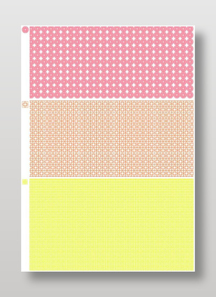 彩色几何对称图形重复组合矢量背景