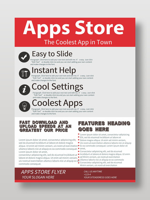 应用商店类网页模板设计