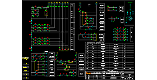 35kV母线设备柜二次图