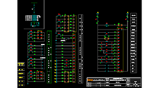 无功补偿出线柜二次图