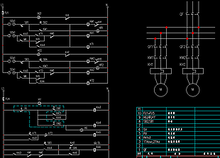 两台排水泵自动轮换控制电路图