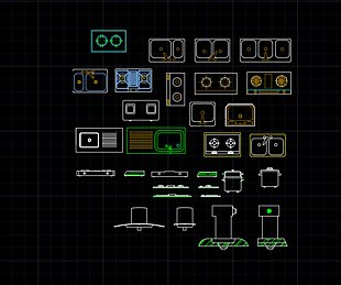 厨房饰品平面图