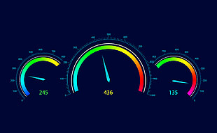 汽车仪表盘标志矢量图下载