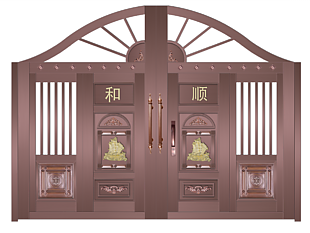铜门庭院门
