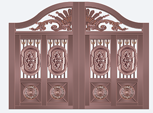 镂空大气庭院门