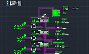 会议室音频设备连接图