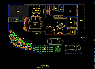 家庭庭院布置图平面设计