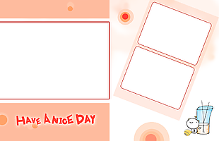 可爱卡通风儿童影楼摄影相册设计