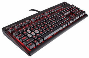 炫酷办公设备发光键盘图