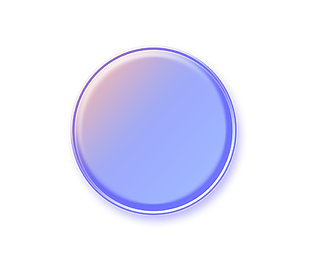 简约蓝紫色渐变创意圆形按钮