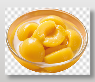 水果黄桃罐头果肉