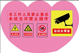 异形安全警示牌设计