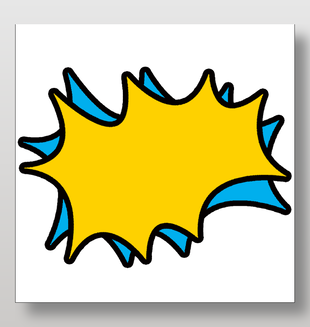 卡通创意爆炸签价格签