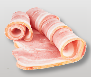 培根肉卷美食图案