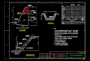 挡土墙护坡排水沟施工设计