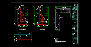 悬臂扶壁式挡土墙建筑施工设计